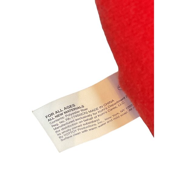 2018 Kohls Cares Dinosaur Vs Bedtime Bob Shea Plush Stuffed Animal Red Teeth - Picture 5 of 5